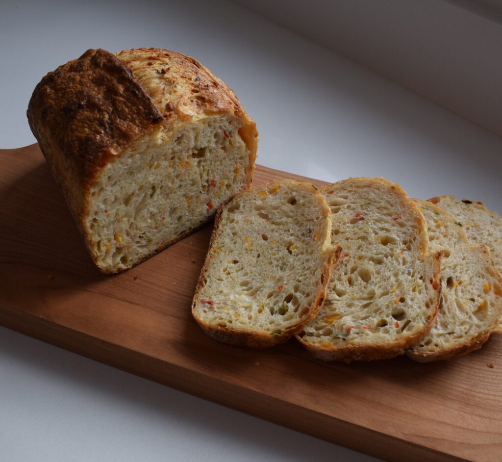 Cheese & Jalapeño Sourdough Loaf
