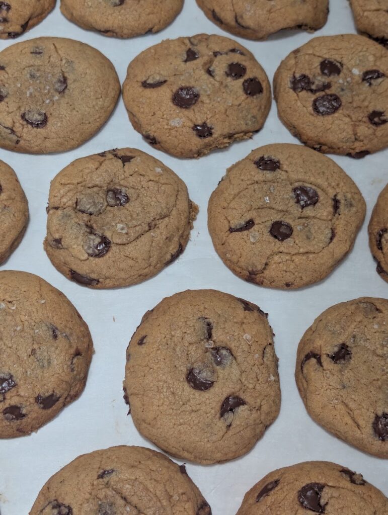 Choc Chip Sourdough Cookies